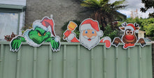 Load image into Gallery viewer, Christmas Fence Decorations