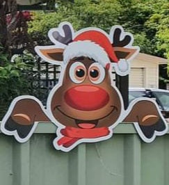 Christmas Fence Decorations